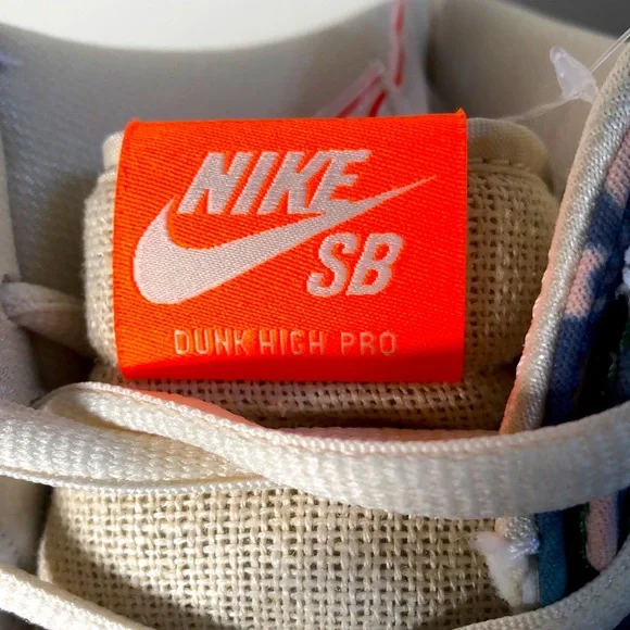 Nike Hi SB Dunk High Pro QS Aquamarine Hawaiian Cream Menβs Shoes Size 10.5 - Picture 5 of 16